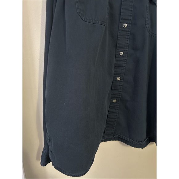 Wrangler Mens 2XL Dark Navy Heavy Cotton Denim Western RN130273 CA55394‎ - Picture 3 of 12